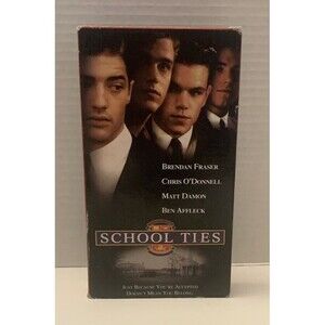 School Ties VHS VCR Video Tape Used Movie Matt Damon